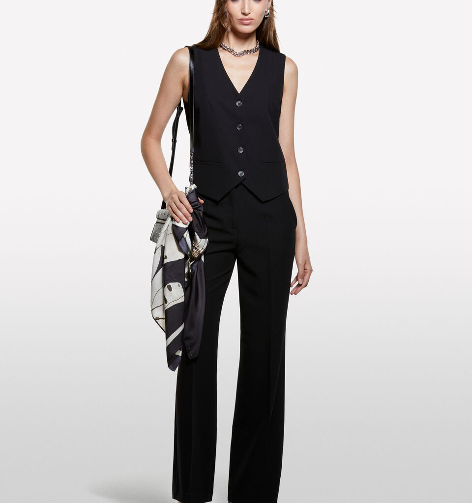 Γιλέκο μαύρο slim fit - γιλέκα και αμάνικα γυναικεία - Μαυρο | Sisley image number 1